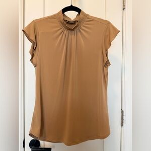 Elegant Tan Women's Blouse